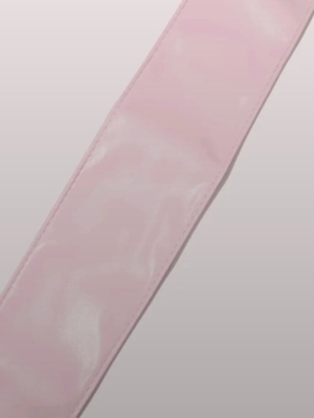 Pink Faux Leather Belt Minimalist Vegan Classic Waistband - Picture 5 of 5